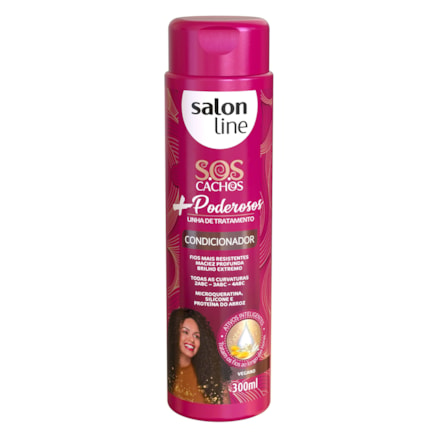 Condicionador Salon Line Cachos Poderosos Vegano 300ml