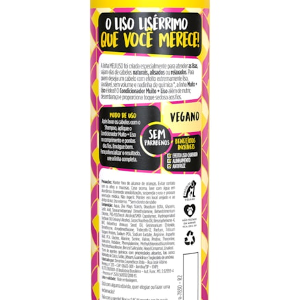 Condicionador Salon Line Meu Liso Amido Milho Capilar 300ml