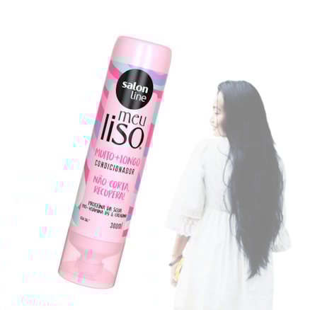 Condicionador Salon Line Meu Liso Vitamina B5 300ml