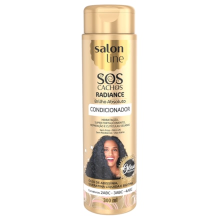 Condicionador Salon Line Sos Cachos Brilho Absoluto 300ml