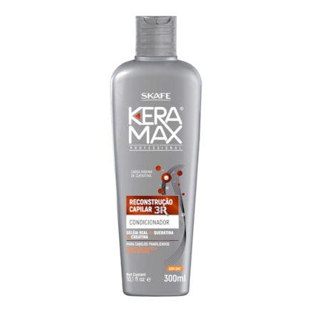 Condicionador Skafe Keramax Reconstrução Capilar 3r 300ml