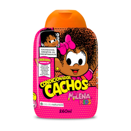 Condicionador Turma Da Mônica Milena Kids Cachos 260ml