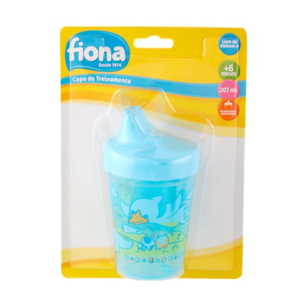 Copo Fiona Treinamento +6 Meses Azul Ref 803021 207ml