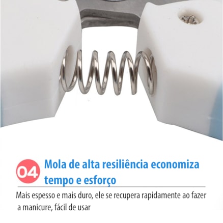 Cortador Alicate De Unha Gatos Cachorros Cães Médio e Grande Porte Prático c/ Trava Segurança 15cm Azul