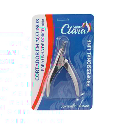 Cortador De Inox Santa Clara Para Unhas De Porcelana