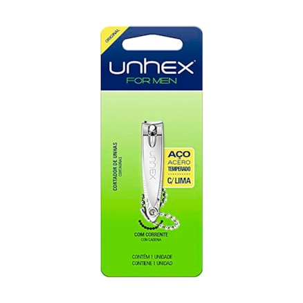 Cortador Unhas Mãos Merheje Unhex For Men Com Corrente