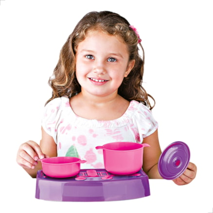 Cozinha Infantil Menina, Brinquedo Fogão de Criança, Panelinhas, Acessórios