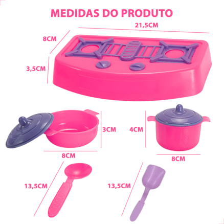 Cozinha Infantil Menina, Brinquedo Fogão de Criança, Panelinhas, Acessórios