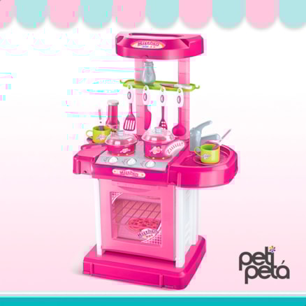 Cozinha Infantil Princesa PetiPetá Rosa