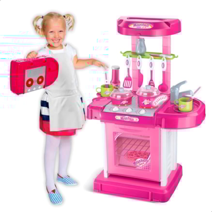 Cozinha Infantil Princesa PetiPetá Rosa