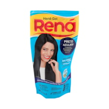 Creme Alisante Hene Henna Gel Preto Azulado 180g