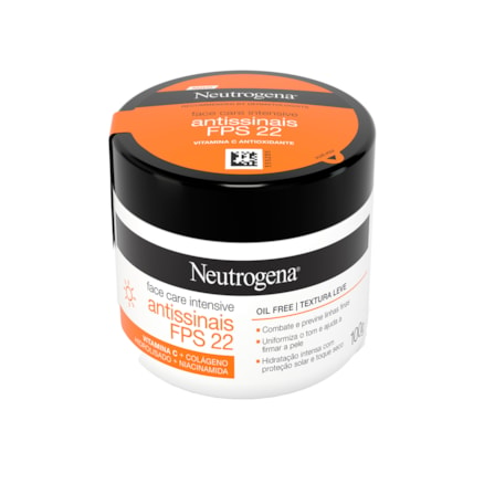 Creme Antissinais Neutrogena Facial Fps 22 100g