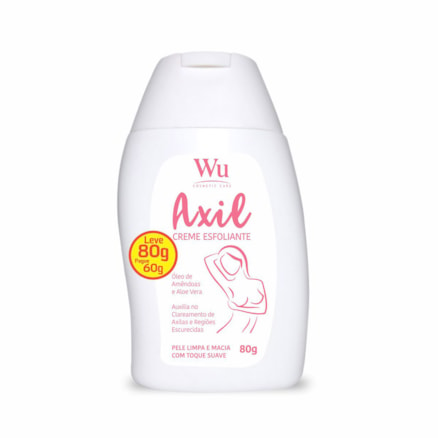 Creme Axil Esfoliador & Clareador De Axila Wu 80g