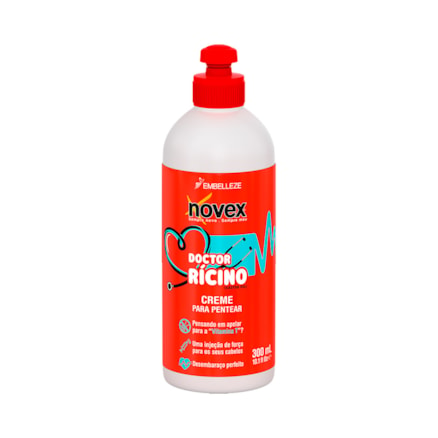 Creme Capilar Para Pentear Novex Doctor Rícino 300ml