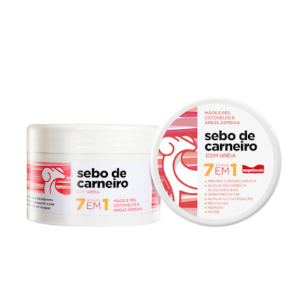 Creme Corpo Dourado Sebo De Carneiro 7x1 Ativos 300g