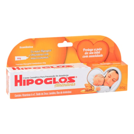 Creme De Assadura Hipoglos Amêndoas 80g