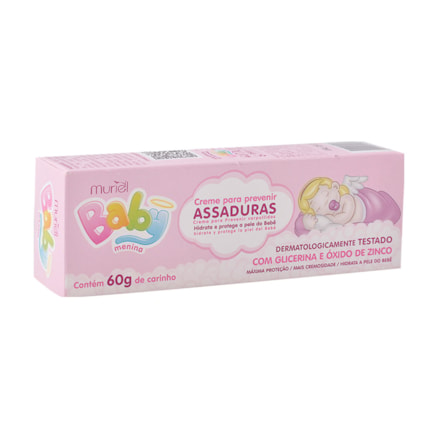 Creme De Assadura Muriel Baby Rosa 60g