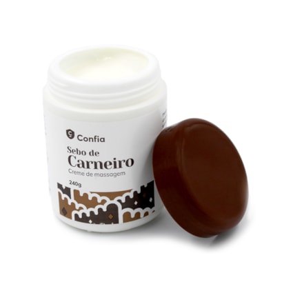 Creme De Massagem Sebo De Carneiro Confia 240g