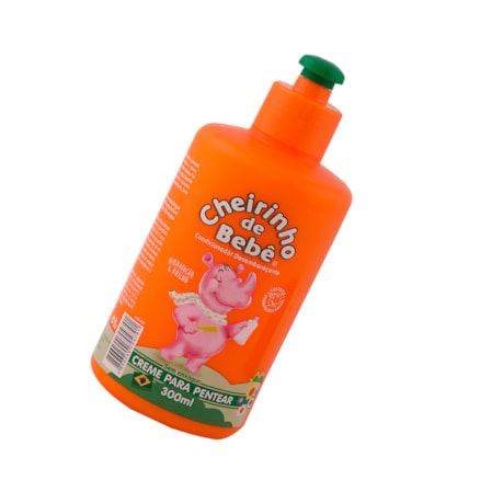 Creme De Pentear Cheirinho De Bebê Cabelos Lisos 300ml