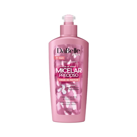 Creme De Pentear Dabelle Hair Águas De Rosas Micelar 270ml