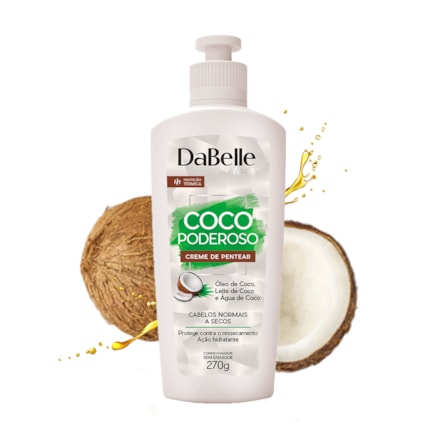 Creme De Pentear Dabelle Hair Coco Poderoso 270ml