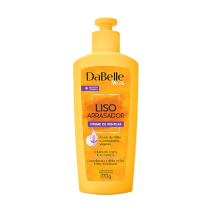 Creme De Pentear Dabelle Hair Liso Arrasador 270ml