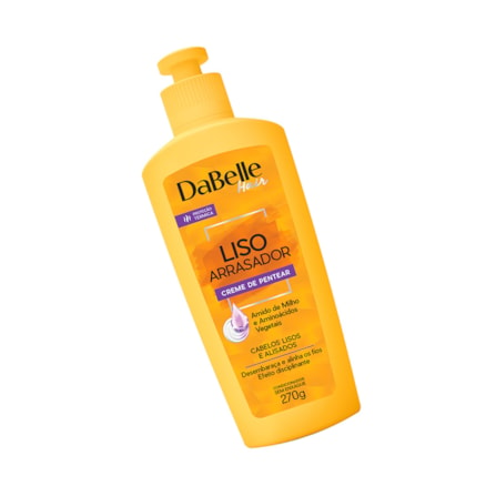 Creme De Pentear Dabelle Hair Liso Arrasador 270ml