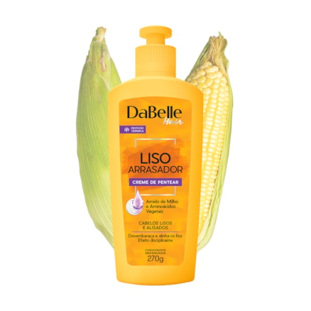 Creme De Pentear Dabelle Hair Liso Arrasador 270ml