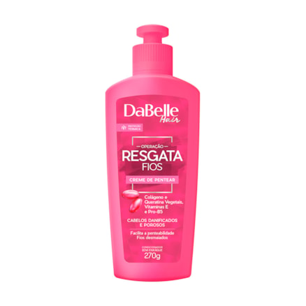 Creme De Pentear Dabelle Hair Resgata Fios 270ml