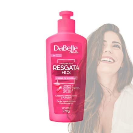 Creme De Pentear Dabelle Hair Resgata Fios 270ml