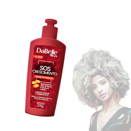 Creme De Pentear Dabelle Hair Sos Crescimento 270ml