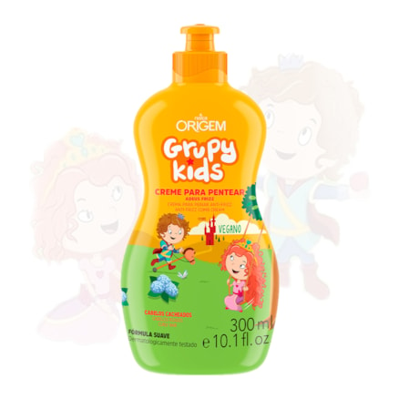 Creme De Pentear Grupy Kids Adeus Frizz Vegano 300ml