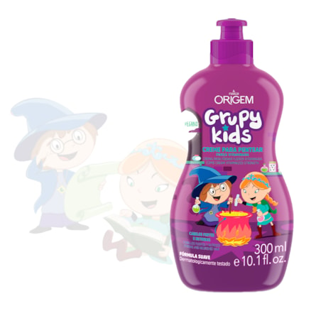 Creme De Pentear Grupy Kids Força Vitaminada Vegano 300ml