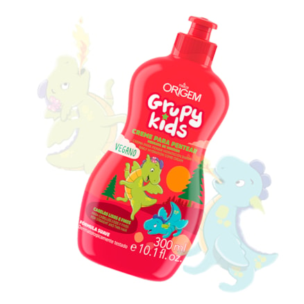 Creme De Pentear Grupy Kids Hidrata De Montão Vegano 300ml