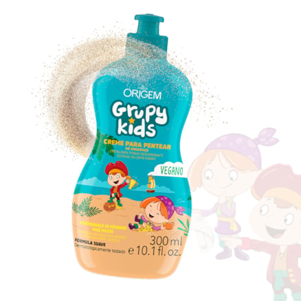 Creme De Pentear Grupy Kids Xô Embaraço Vegano 300ml