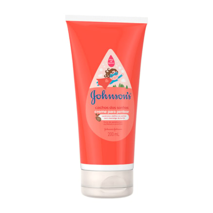 Creme De Pentear Johnson & Johnson Cachos Dos Sonhos 200ml