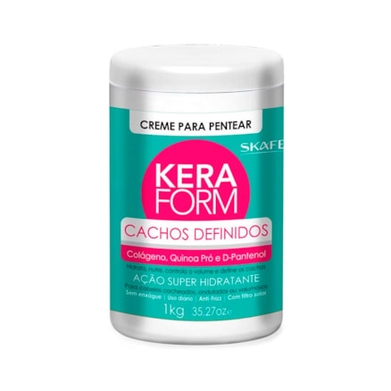 Creme De Pentear Keraform Cachos Definidos 1kg