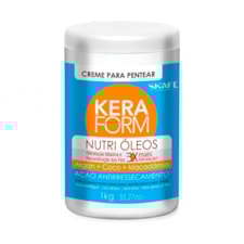 Creme De Pentear Keraform Nutri Óleos Argan Coco 1kg