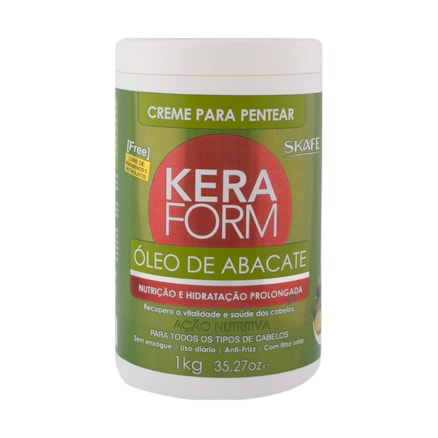 Creme De Pentear Keraform Óleo De Abacate Nutritiva 1kg