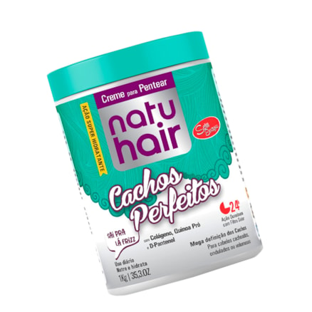 Creme De Pentear Natuhair Cachos Perfeitos Colágeno 1kg