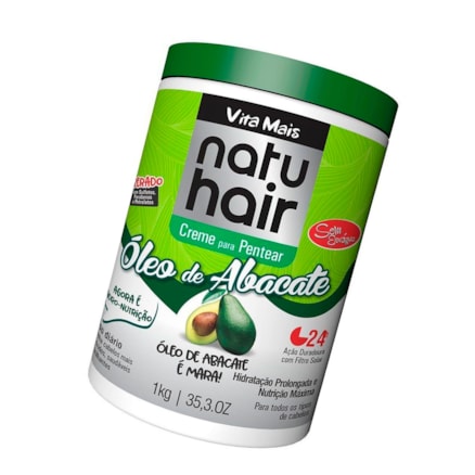 Creme De Pentear Natuhair Óleo De Abacate Hidratação 1kg