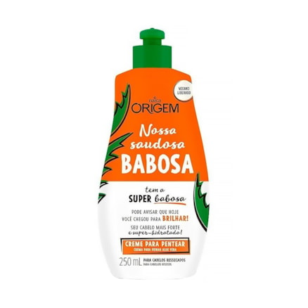 Creme De Pentear Origem Nossa Saudosa Babosa 250ml