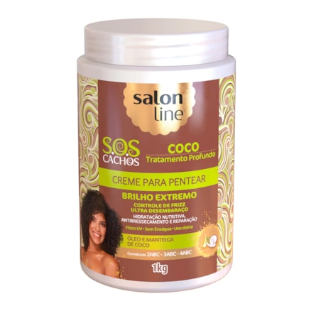 Creme De Pentear Salon Line Coco Profundo 1kg