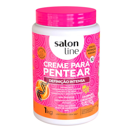 Creme De Pentear Salon Line Definição Intensa 1kg