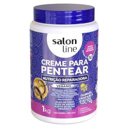 Creme De Pentear Salon Line Nutrição Reparadora 1kg