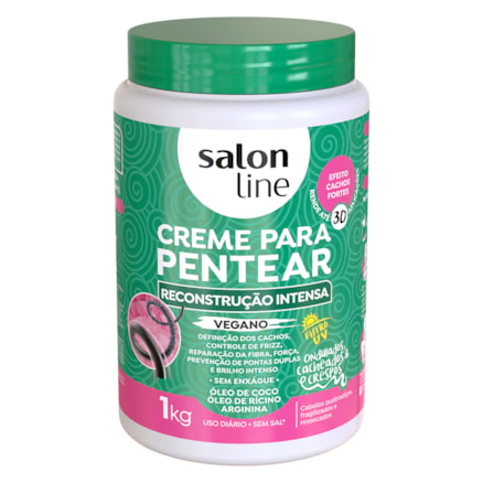 Creme De Pentear Salon Line Reconstrução Intensa 1kg