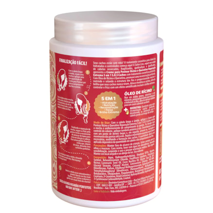 Creme De Pentear Salon Line Sos Cachos Rícino Queratina 1kg