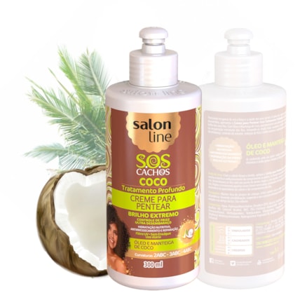 Creme De Pentear Salon Line Sos Coco 300ml