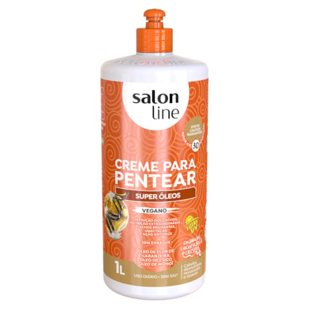 Creme De Pentear Salon Line Super Óleos 1l