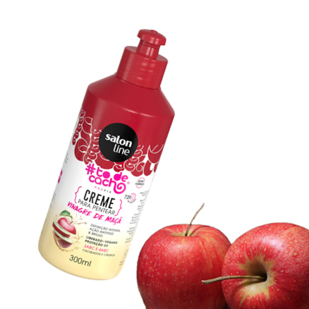 Creme De Pentear Salon Line #todecacho Vinagre De Maçã 300ml